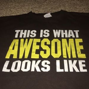 THIS IS WHAT AWESOME LOOKS LIKE t-shirt